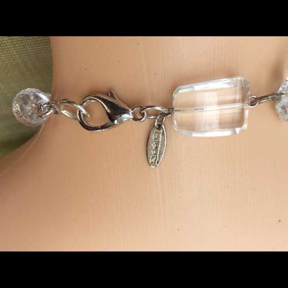 Gorgeous Vtg Talbots Glass/ Silver Statement Long Necklace/Belt - Picture 11 of 15